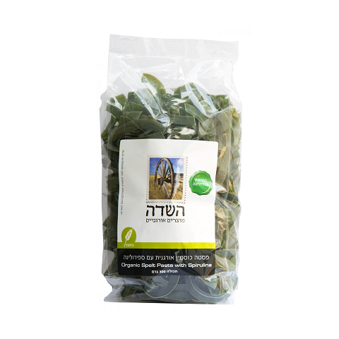 פסטה כוסמין אורגנית עם ספירולינה פטוצ’יני – השדה